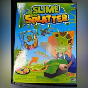 NWT RMS Slime Splatter Face Spin The Wheel Game -5 packs of slime